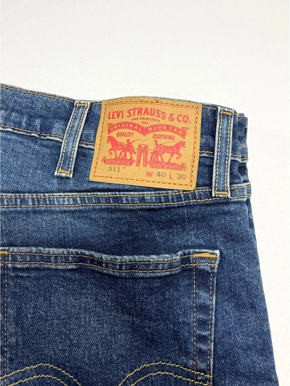 Levi’s 511 Slim Stretch Jeans Men’s 40x30 Medium Wash NWT New Tags